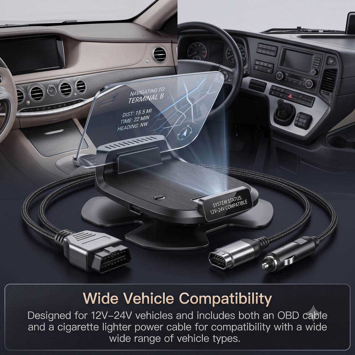 Holo Pilot One 15" Holographic Car Heads-Up Display