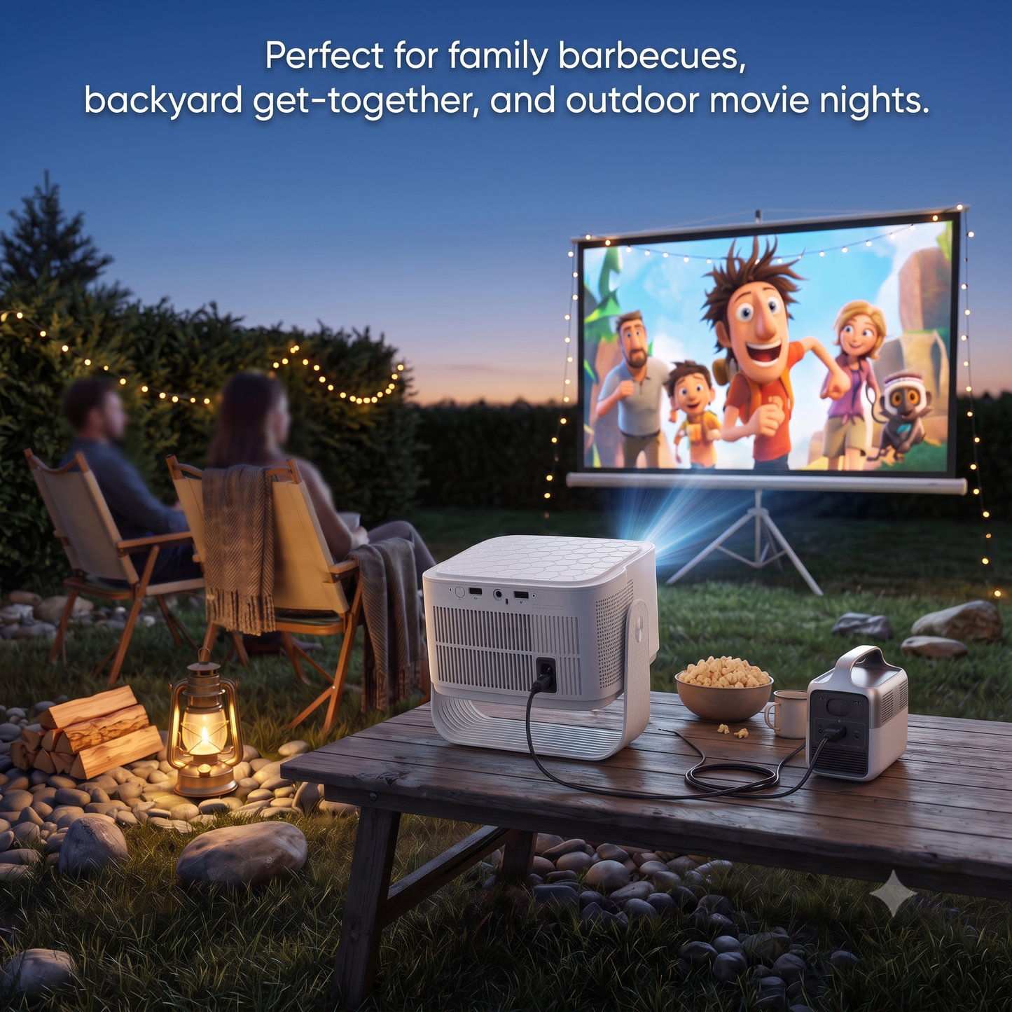 Brother Eye Mark III Elite Edition Officially Licensed Google TV 4K Smart Projector, 1500 Lumens, WiFi Bluetooth Portable Movie Projector with Auto Focus, Wireless Proyector for Phone/PC/Gaming