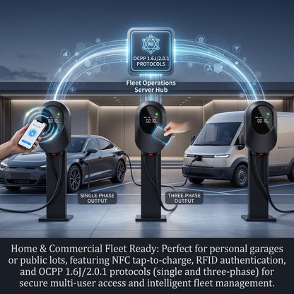 Edison Level 2 EV Charger — 9.6 kW Home Charging Station