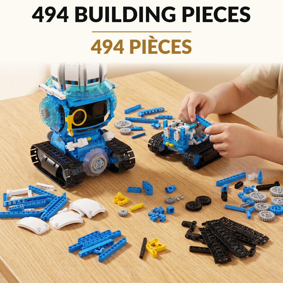 5-in-1 STEM RC Robot Building Kit