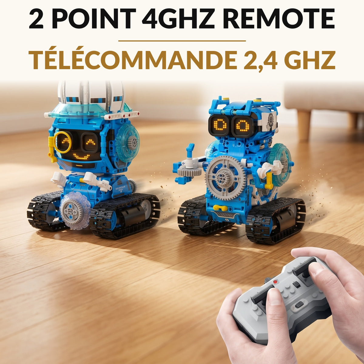 5-in-1 STEM RC Robot Building Kit