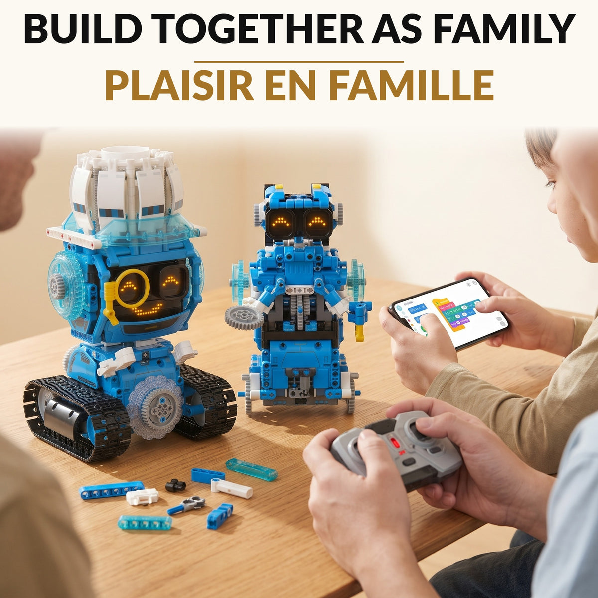 5-in-1 STEM RC Robot Building Kit