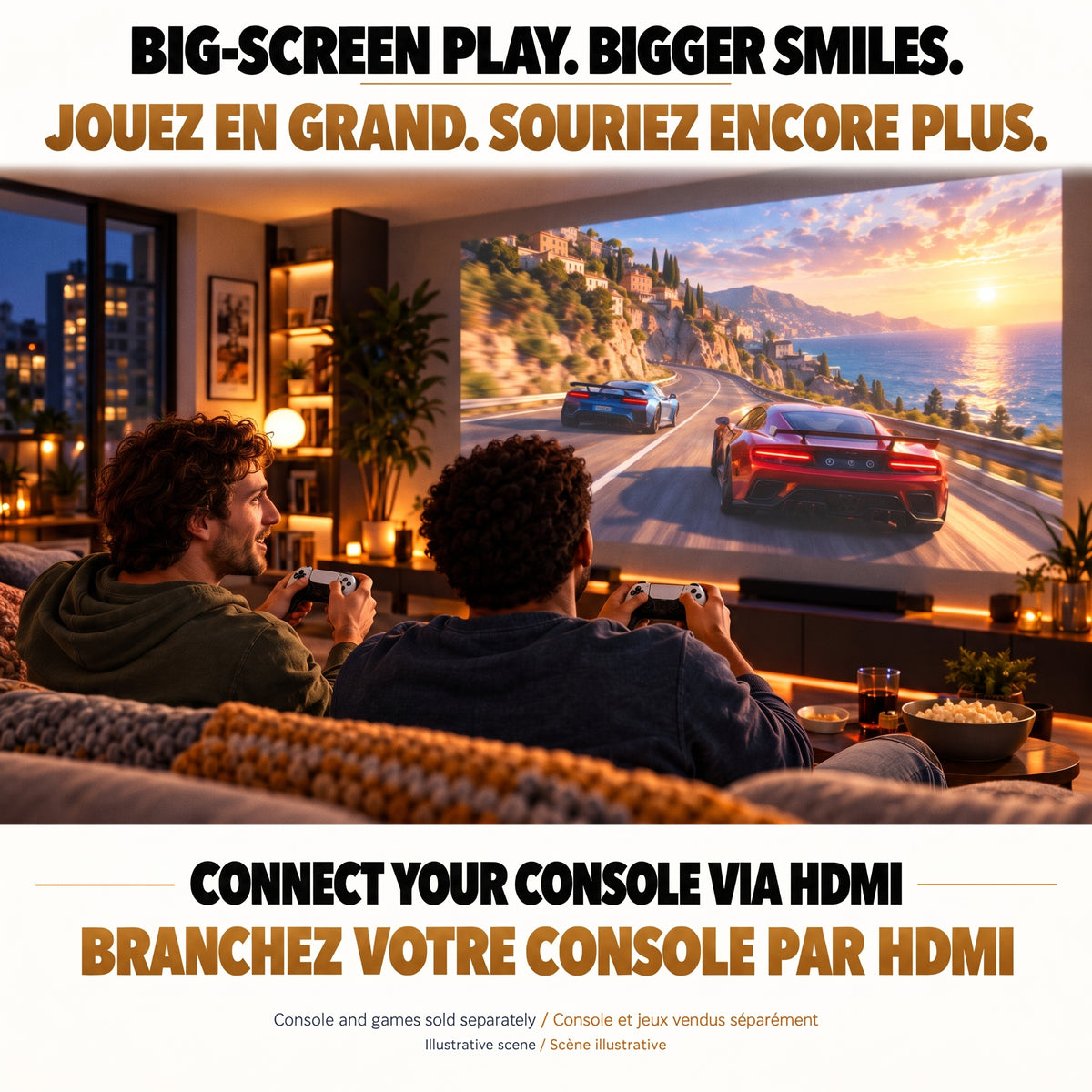 Soirée de jeux en grand