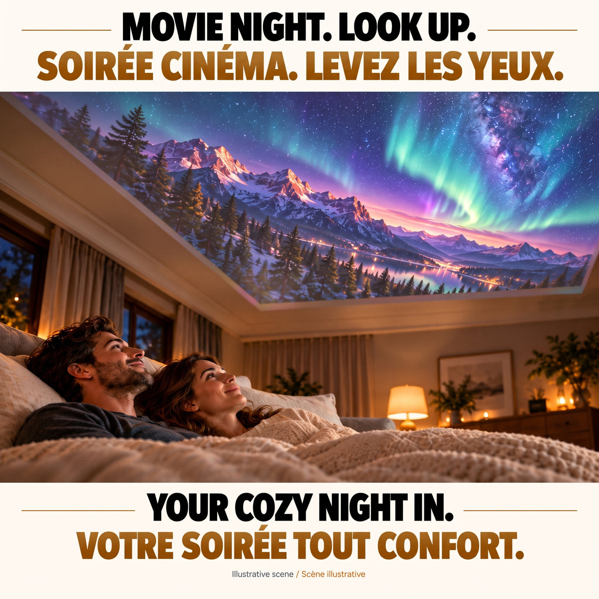 Soirée cinéma, levez les yeux