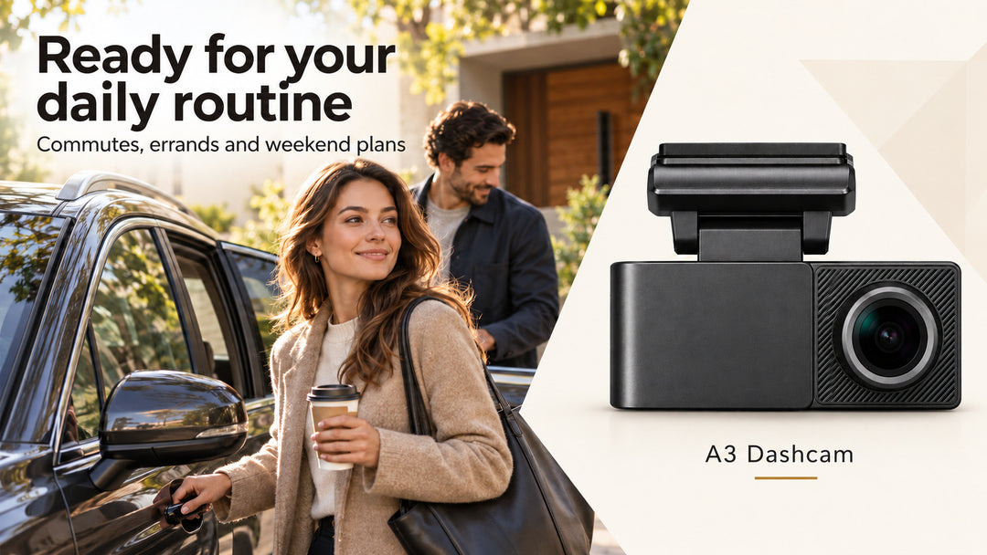 A3 dashcam for commutes, errands and weekend plans