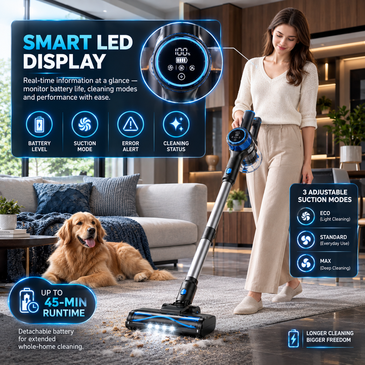 Dust Demon 1 cordless stick vacuum