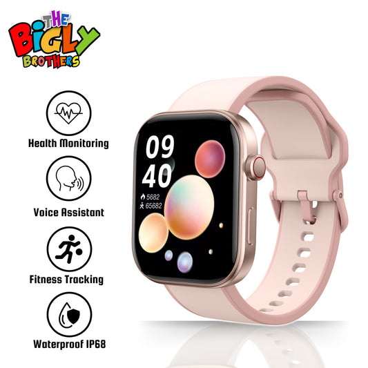 The Bigly Brothers All-in-1 Smart Watch for Women, Sports Watch with Blood Pressure, Call/Text, Heart Rate, Blood Oxygen Level Monitor, Sleep Tracker, 110+ Sport Modes, IP68 Waterproof