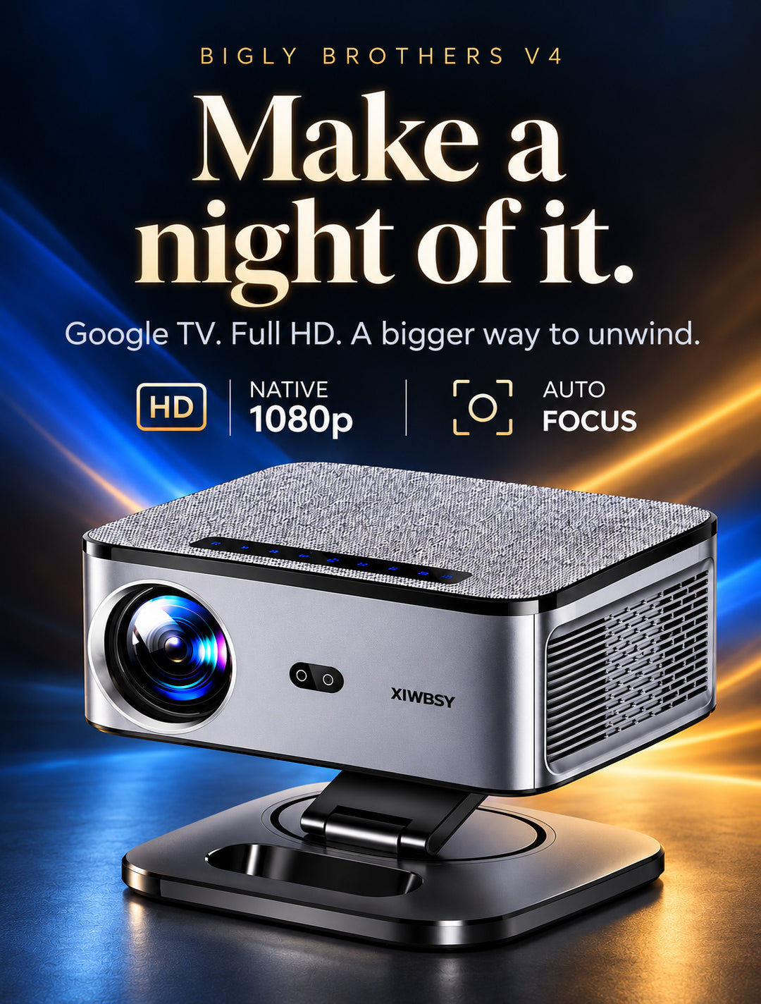 V4: Google TV, native 1080p Full HD and autofocus