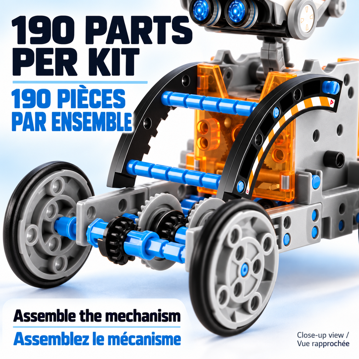 12-in-1 Solar Robot Building Kit 4-Pack
