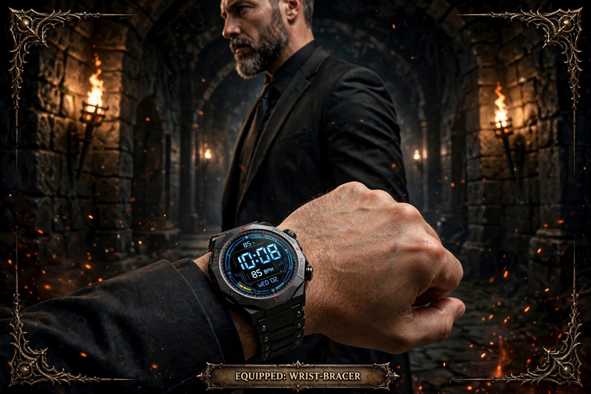 Bigly Brother Smart Watch — Wristbands of Greater Insight, on wrist