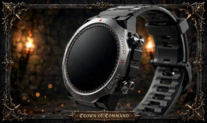 Bigly Brother Smart Watch — Wristbands of Greater Insight, crown close-up