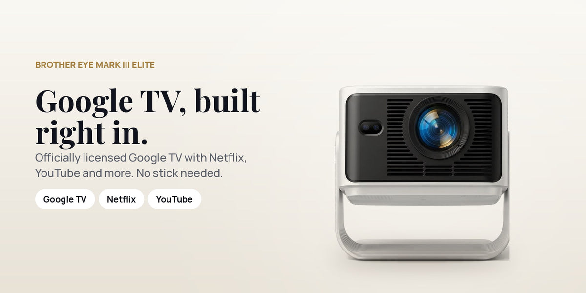 Google TV, built right in.