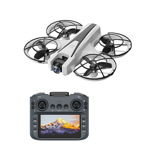 Brushless FPV Drone with 4.9" LCD Display Remote, HD Dual Camera, Optical Flow Hover, One-Key Return & Obstacle Avoidance – 2.4G RC Quadcopter Ready to Fly