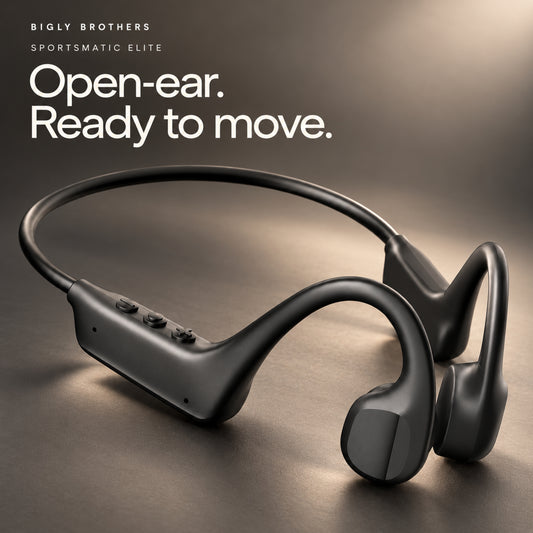 Sportsmatic Elite Run open-ear bone conduction headphones