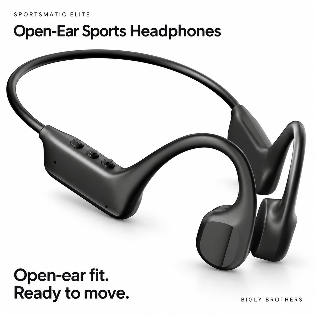 Sportsmatic Elite Run open-ear sports headphones, product view