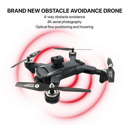 REFURBISHED: The Bigly Brothers Mark V Extremis BLACK 4k Drone with Camera, 360 Degrees of Obstacle Avoidance, Brushless Motors, 2 Batteries Included, Below 249 Grams, with Carrying Case, NO ASSEMBLY REQUIRED Ready to Fly!