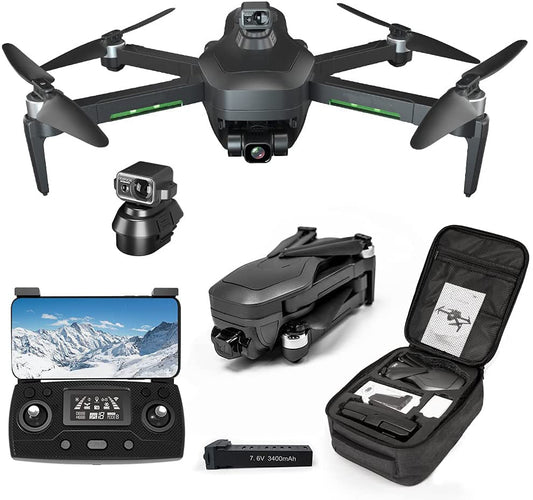 The Bigly Brothers E60 Mark V Ultra HD, Obstacle Avoidance Drone with Camera, 360 Degrees of Obstacle Avoidance Drone with Carrying Case, Drones for Adults with Cameras 4k