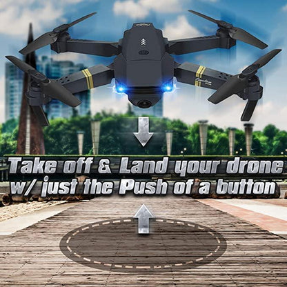 The Bigly Brothers E58 Pro Edition Drone with Camera, 1080p Black Drone and Black Carrying Case with 2 batteries included - The Bigly Brothers